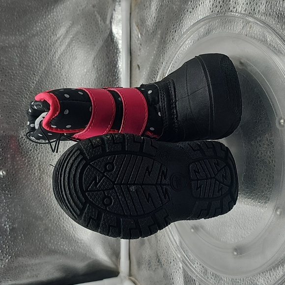 H White Polka Dots Pink And Black Wonder Nation sz 6 toddler - Picture 5 of 9